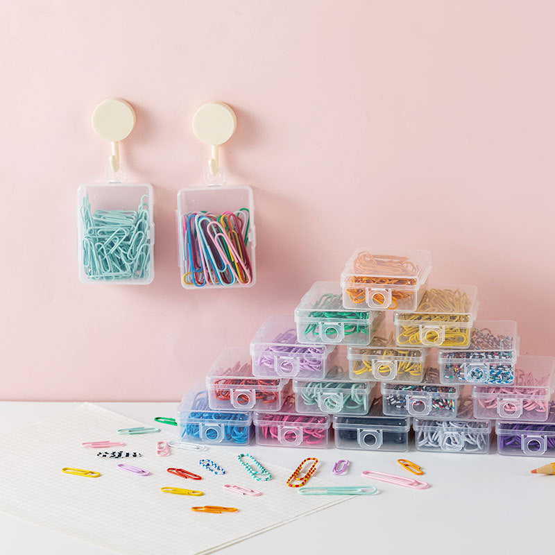 Colourful Paper Clips - 50 pcs