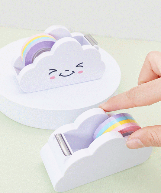 Cute Cloud Tape Holder - Adorable Desktop Accessory