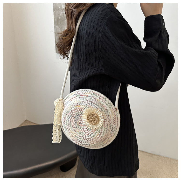 Round Straw Bag