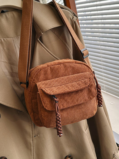 Corduroy Pouch Bag