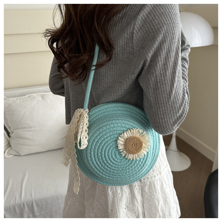 Round Straw Bag