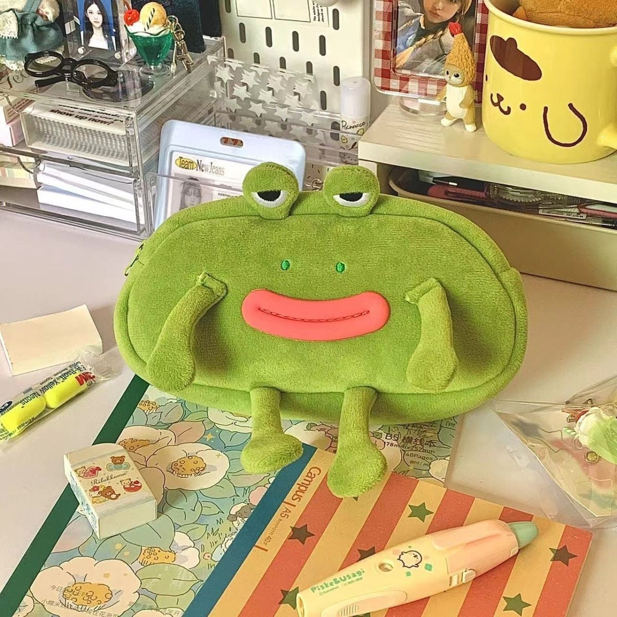 Frog Pencil Bag - Cute and Fun Stationery Pouch