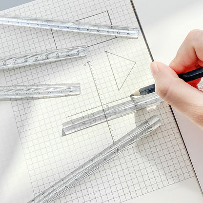 15 cm Plastic Ruler - Clear Markings for Precise Measurement