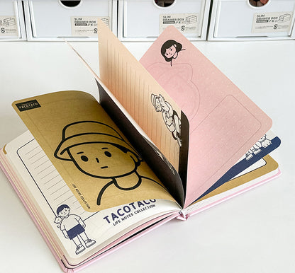 TACOTACO Hardcover Notebook - Student Cartoon Journal for Drawing and Note-Taking