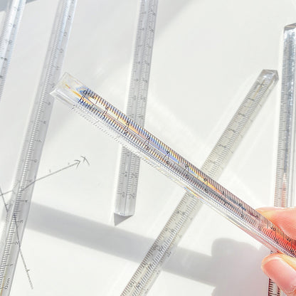 15 cm Plastic Ruler - Clear Markings for Precise Measurement