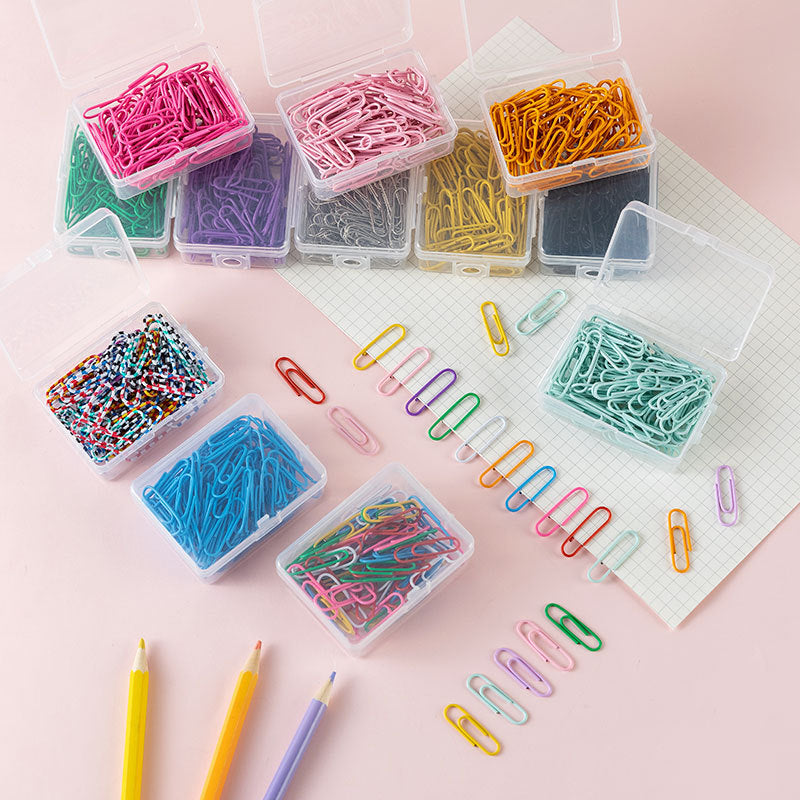 Colourful Paper Clips - 50 pcs