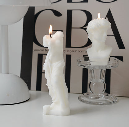 David and Venus Sculptural Scented Candles - Creative Decorative Aromatherapy Gifts