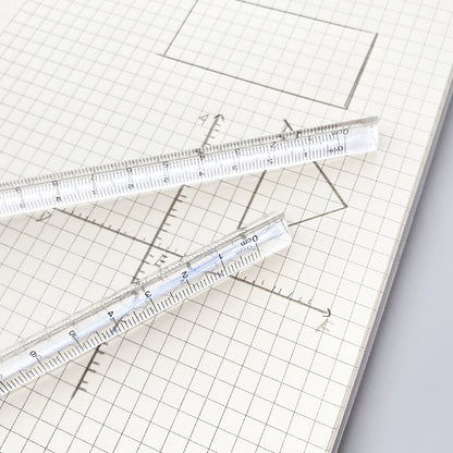 15 cm Plastic Ruler - Clear Markings for Precise Measurement