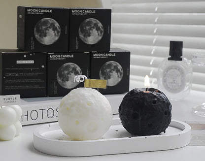 Moon Scented Candle - Handmade Aromatherapy Candle