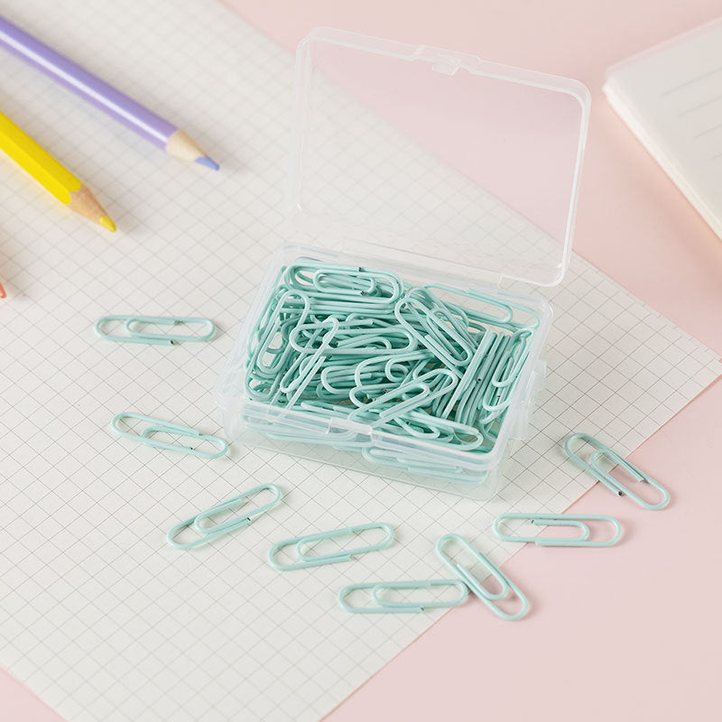 Colourful Paper Clips - 50 pcs