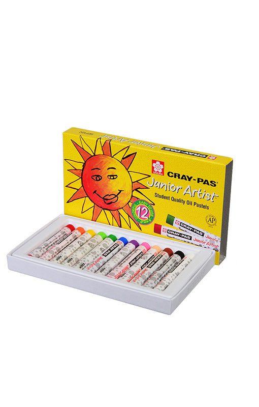 Sakura 12-Color Crayons - Children’s Drawing Oil Pastels