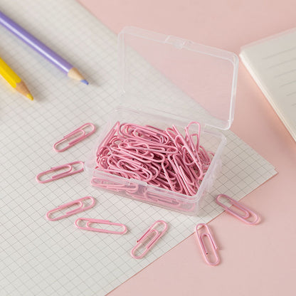 Colourful Paper Clips - 50 pcs