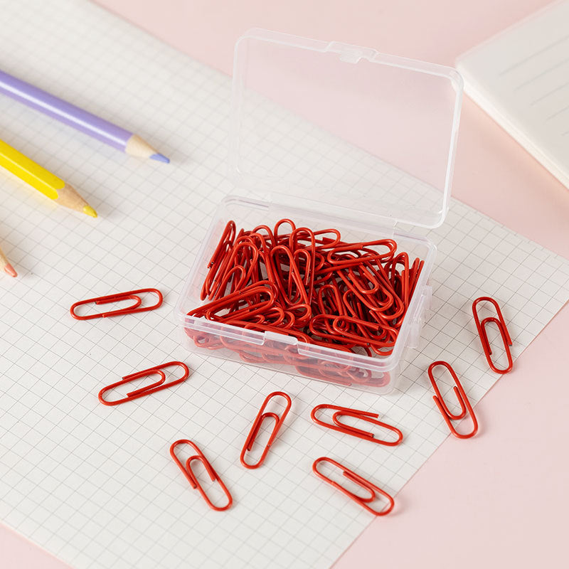 Colourful Paper Clips - 50 pcs