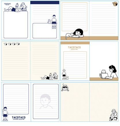 TACOTACO Hardcover Notebook - Student Cartoon Journal for Drawing and Note-Taking