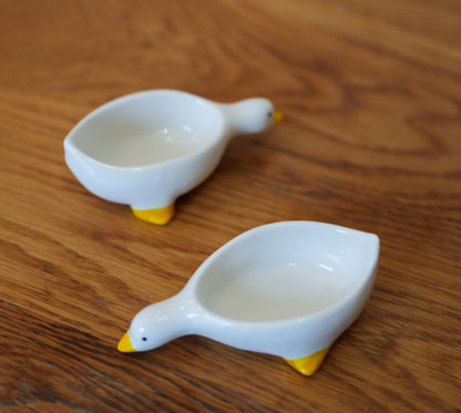 Cute Duck Dish - Creative Cartoon Small Plates for Snacks, Jewelry, Sauces