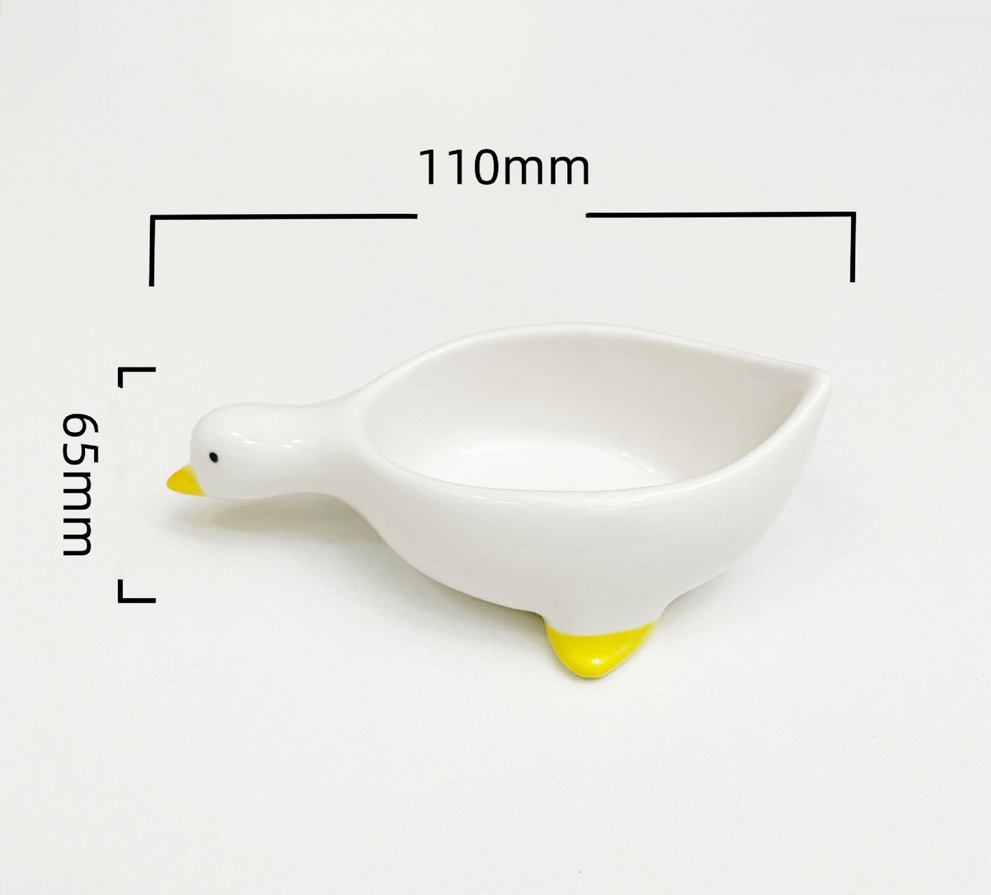 Cute Duck Dish - Creative Cartoon Small Plates for Snacks, Jewelry, Sauces