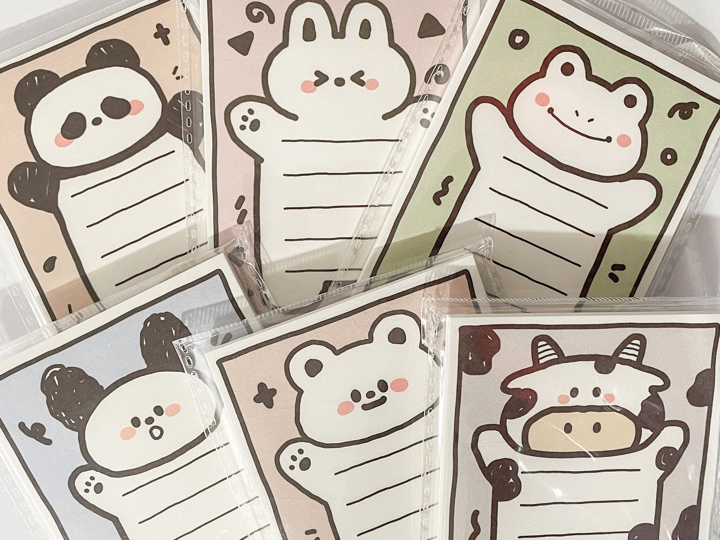 Cute Cartoon Animal Sticky Notes