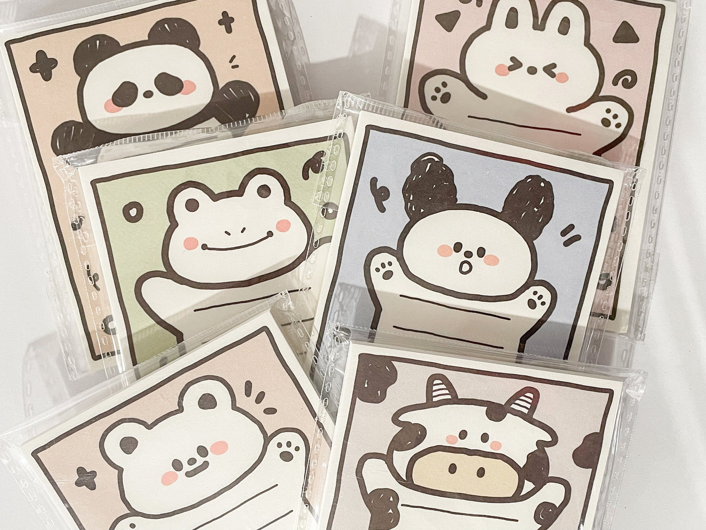 Cute Cartoon Animal Sticky Notes