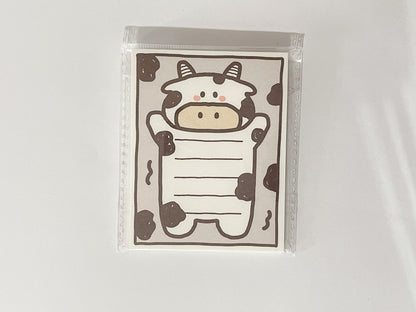 Cute Cartoon Animal Sticky Notes