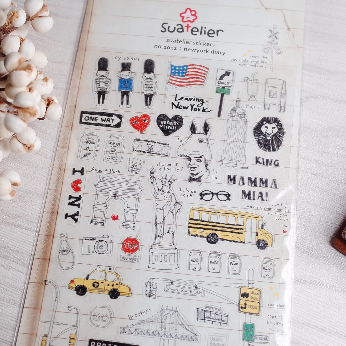 Suatelier Sticker - 1012 New York Diary